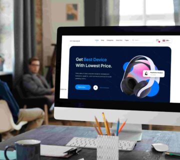 Modern Alabnos website user interface design