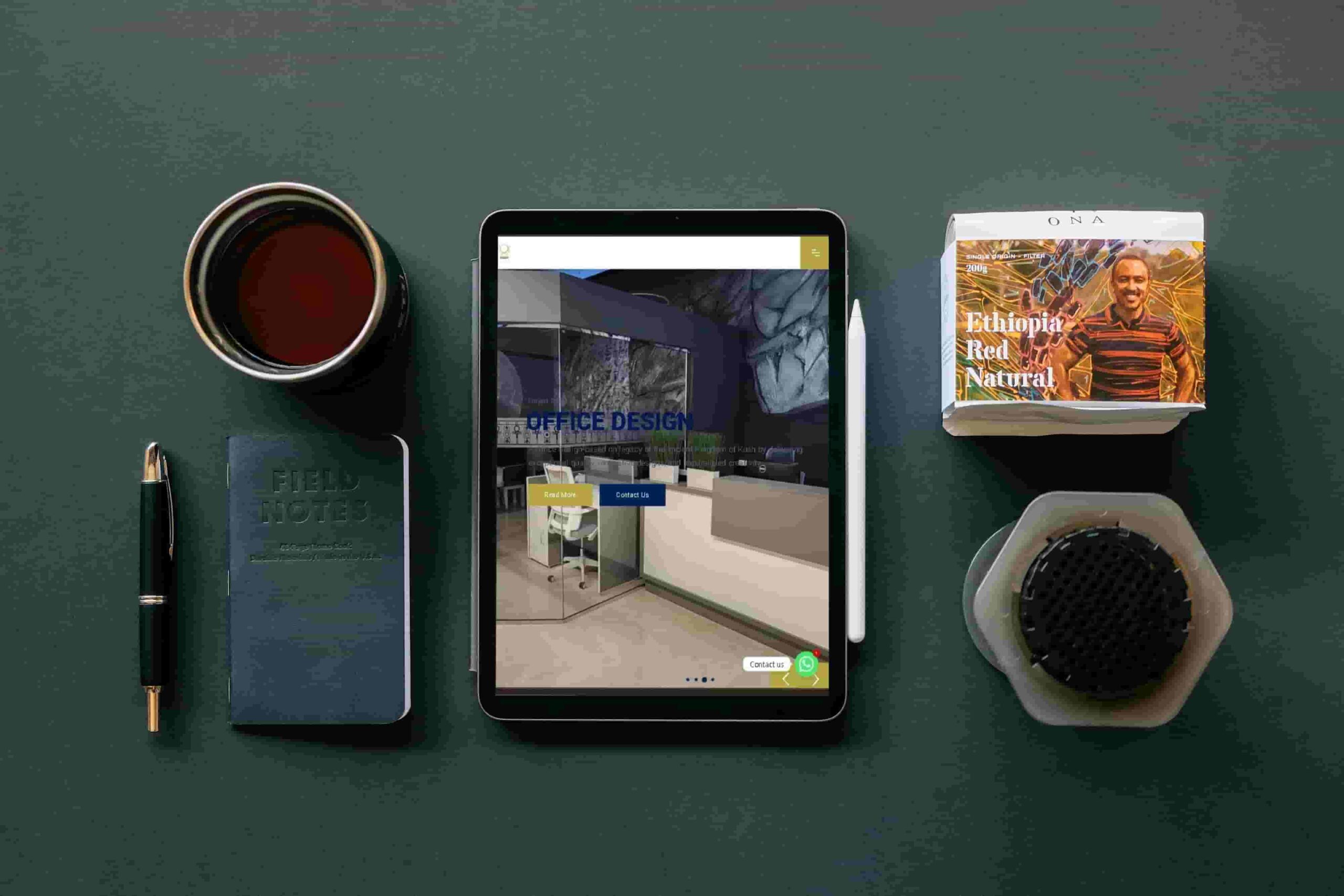 Mobile friendly interior design website by AST Services