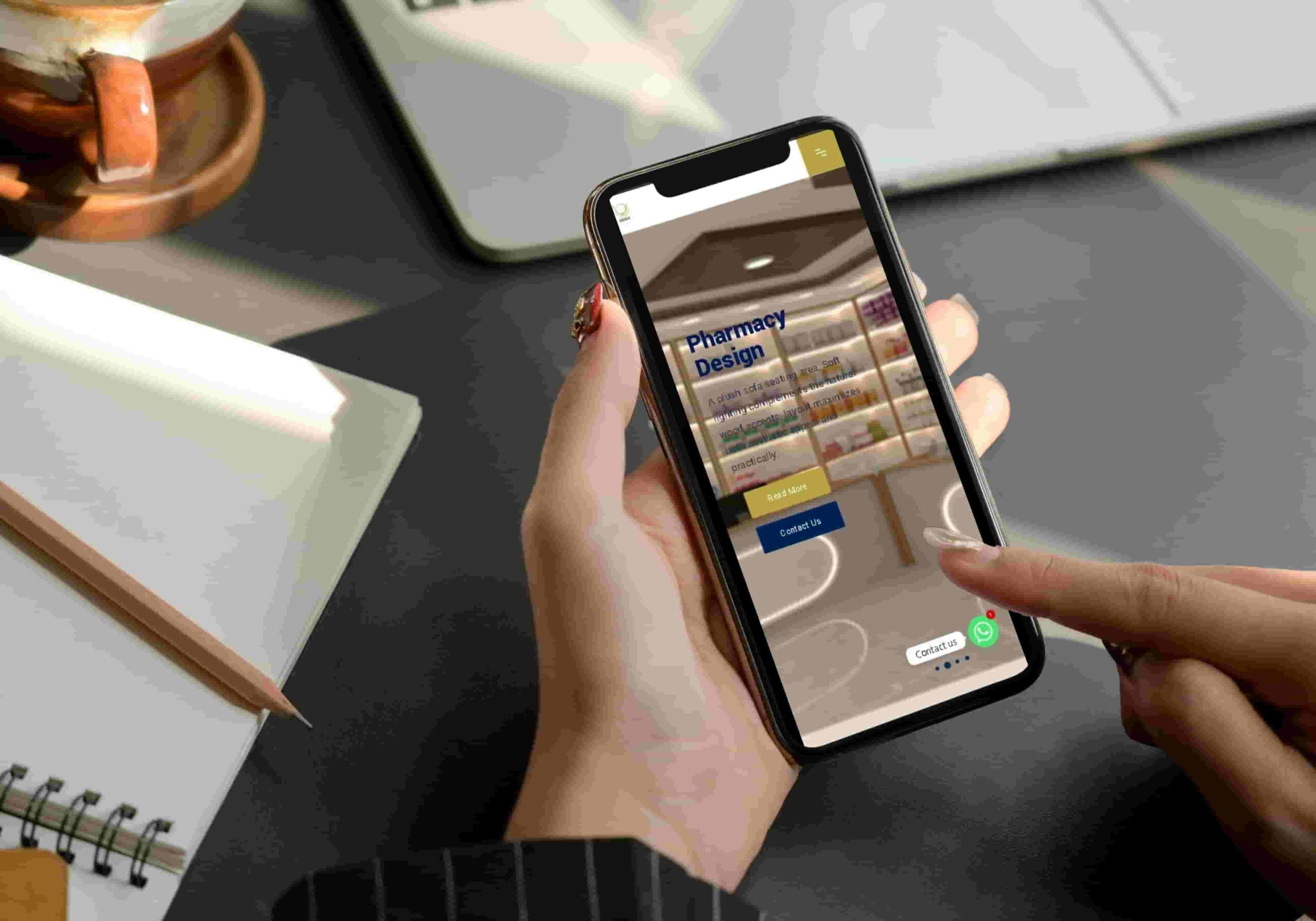 Responsive interior designers website design