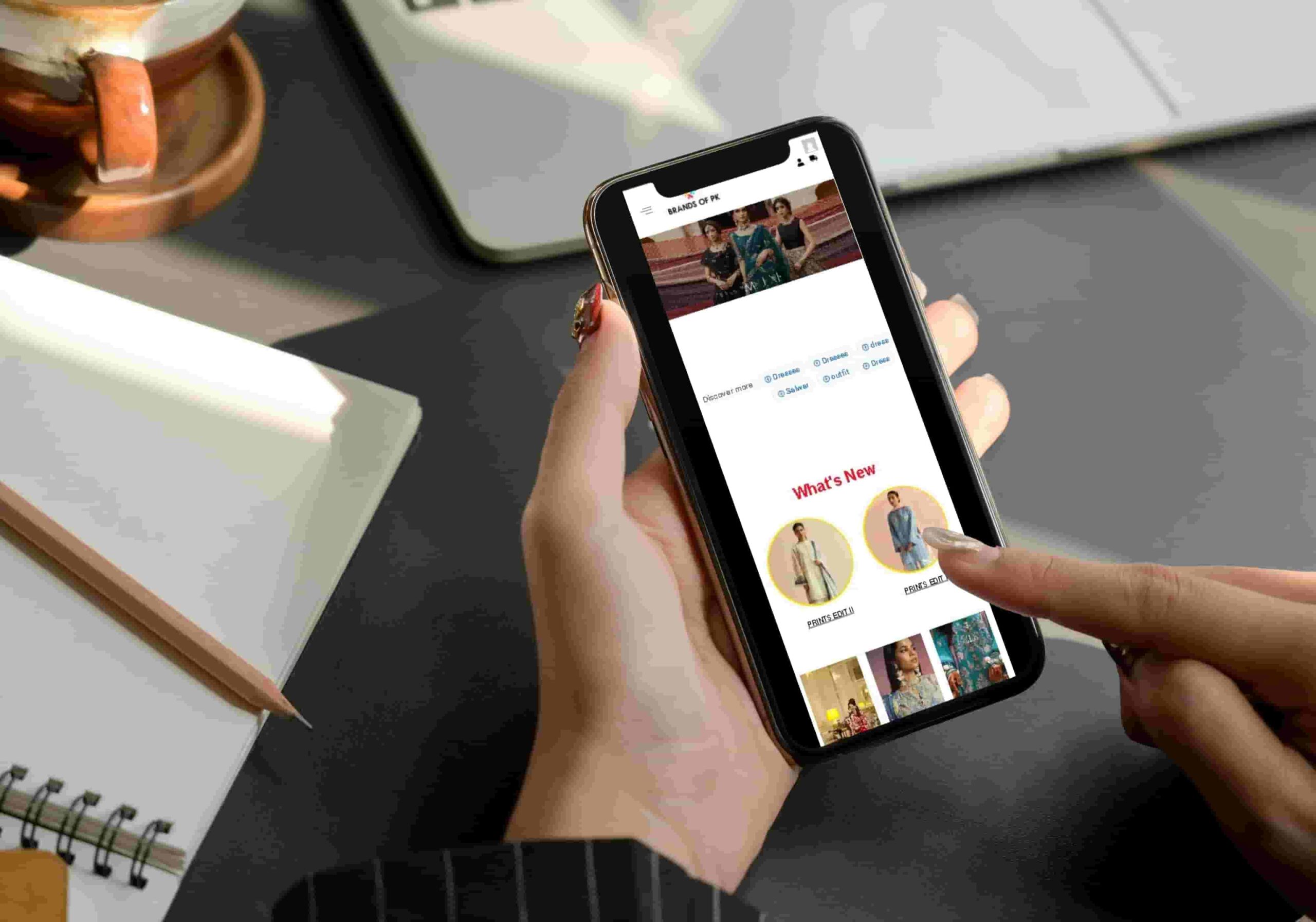 Mobile friendly fashion website by AST Services